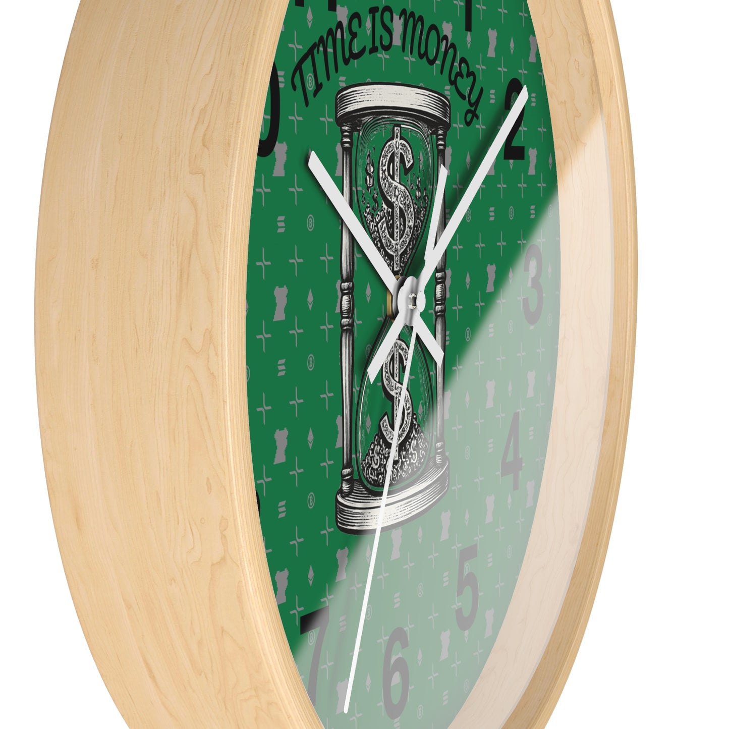 Time Is Money Wall Clock