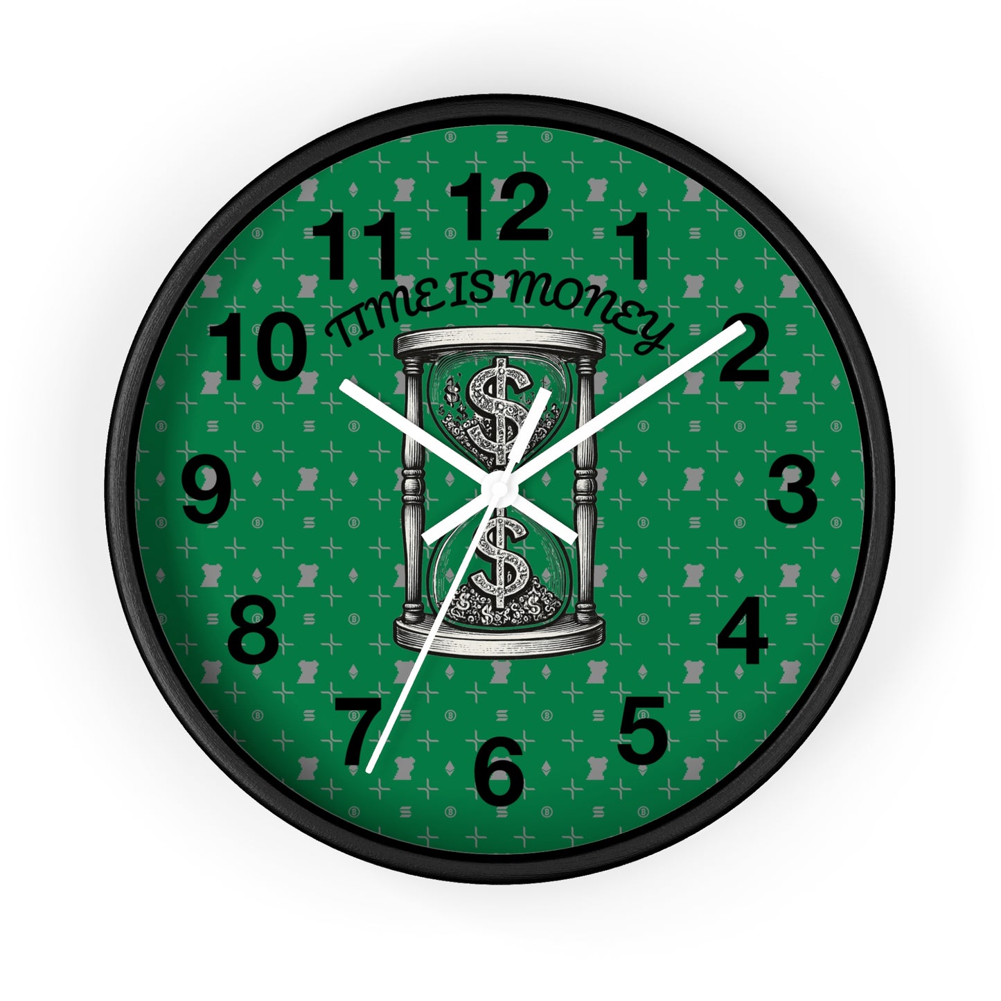 Time Is Money Wall Clock