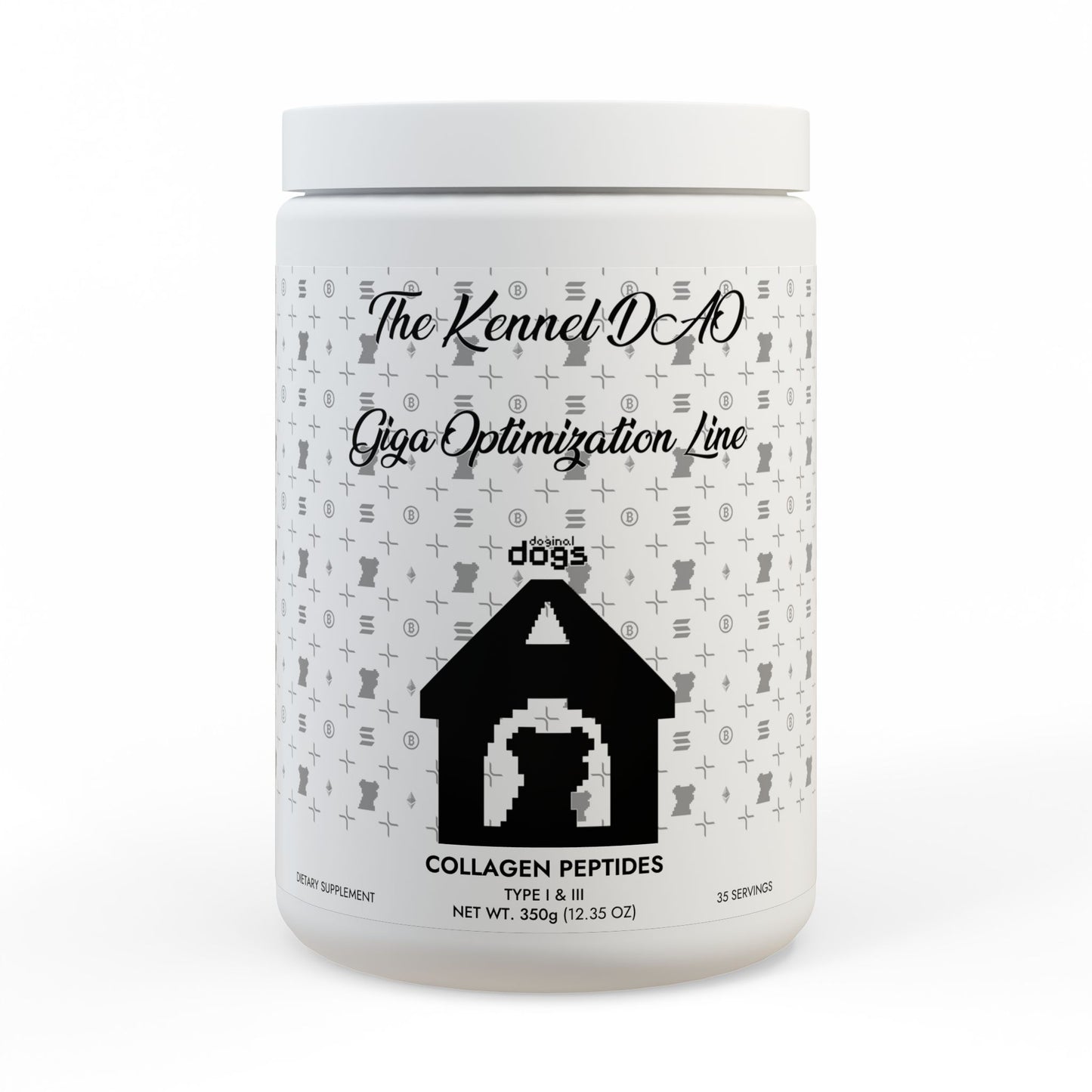 KDAO Collagen Peptides Type I & III Supplement (350g, 12.3oz)