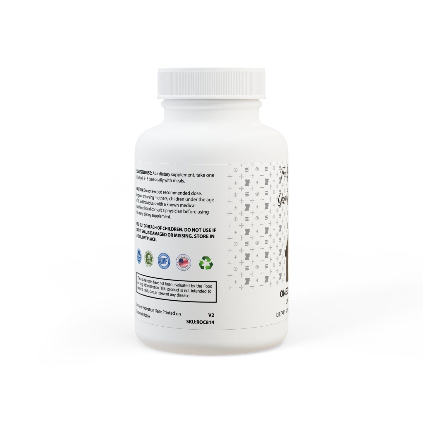 KDAO ~ Omega 3 Fish Oil Supplement (60 Softgels)