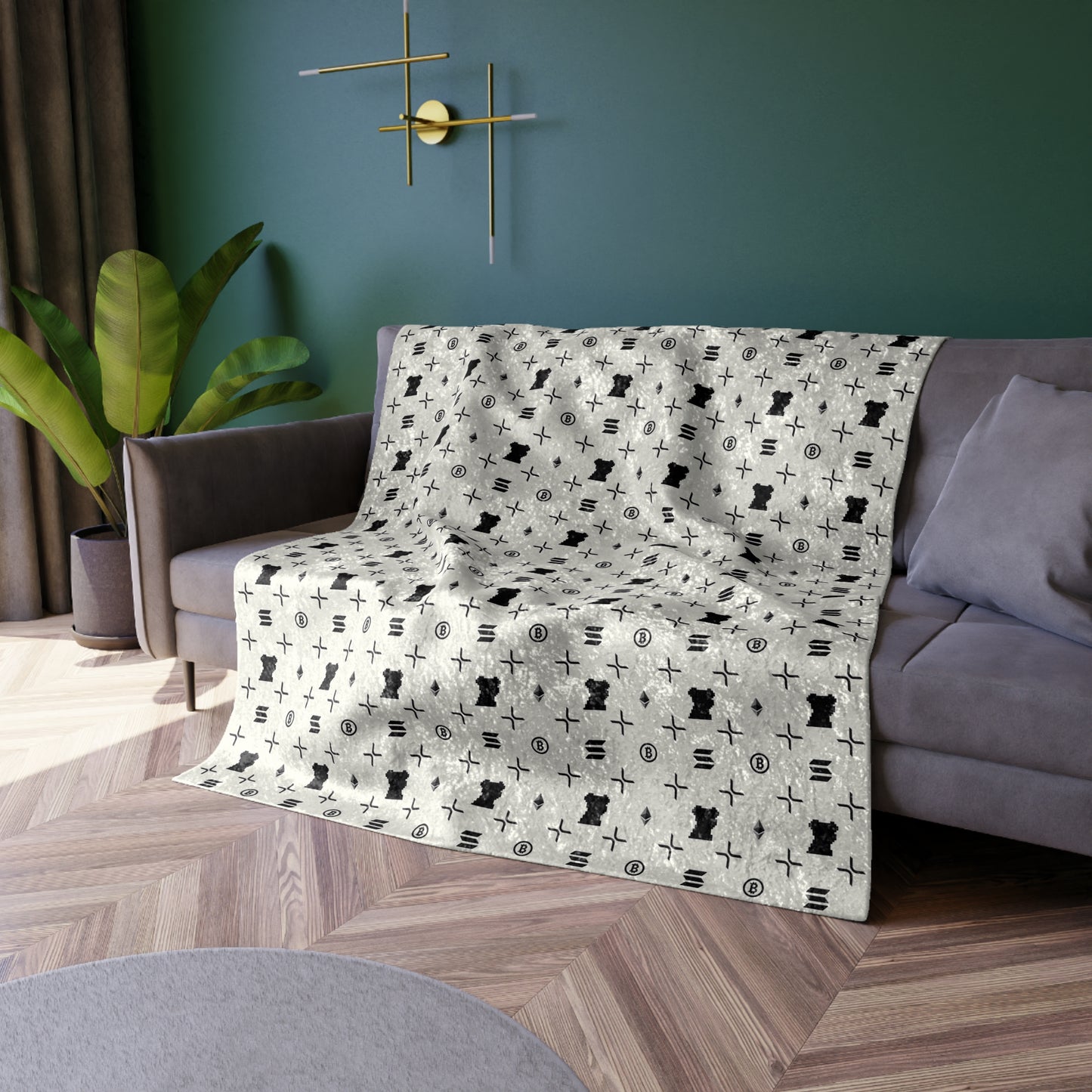 KDAO Crushed Velvet Blanket