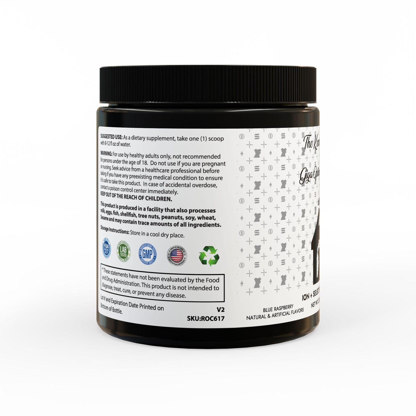 KDAO ION + Select Electrolyte Supplement (225g, 7.9oz)