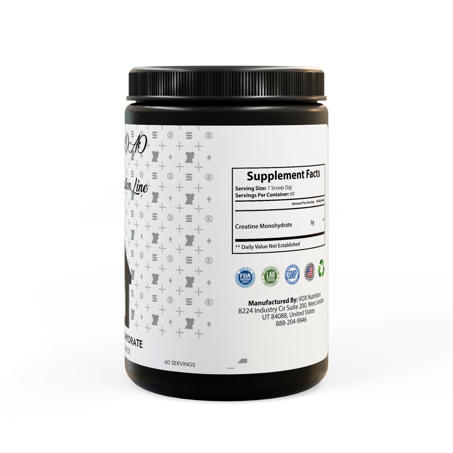 KDAO ~ Creatine Monohydrate Supplement (300g, 10.58oz)