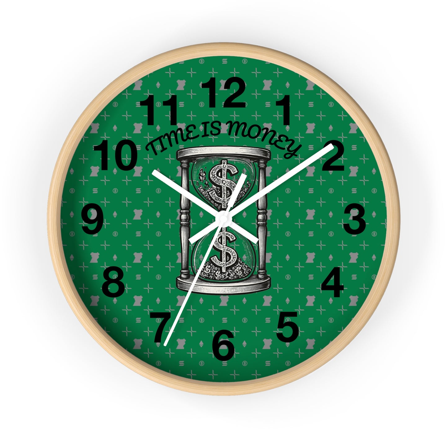 Time Is Money Wall Clock