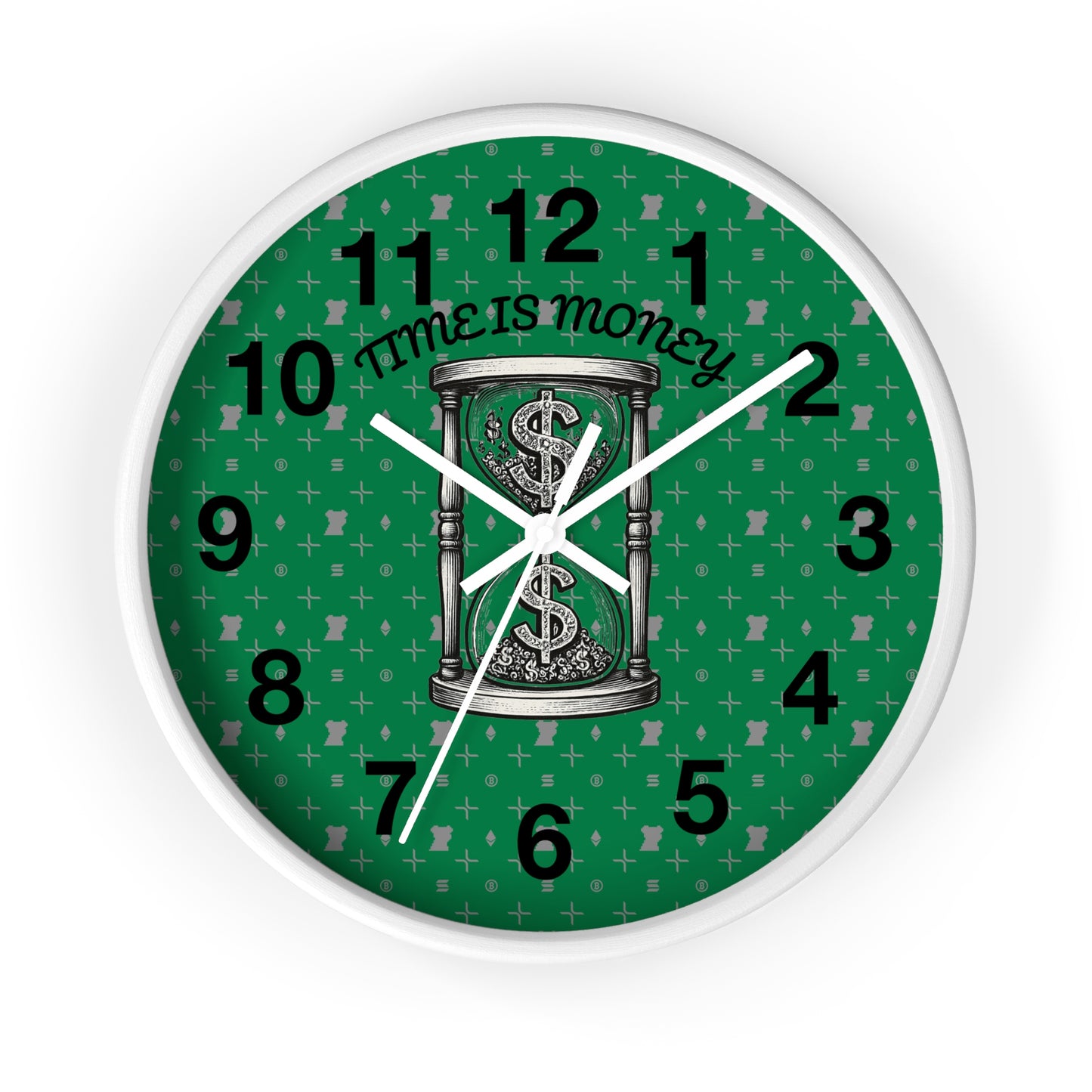 Time Is Money Wall Clock