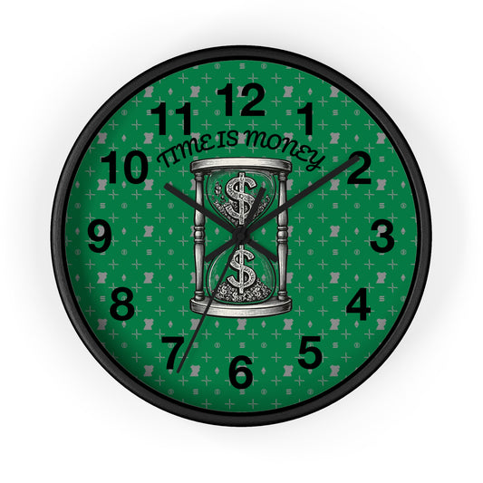Time Is Money Wall Clock